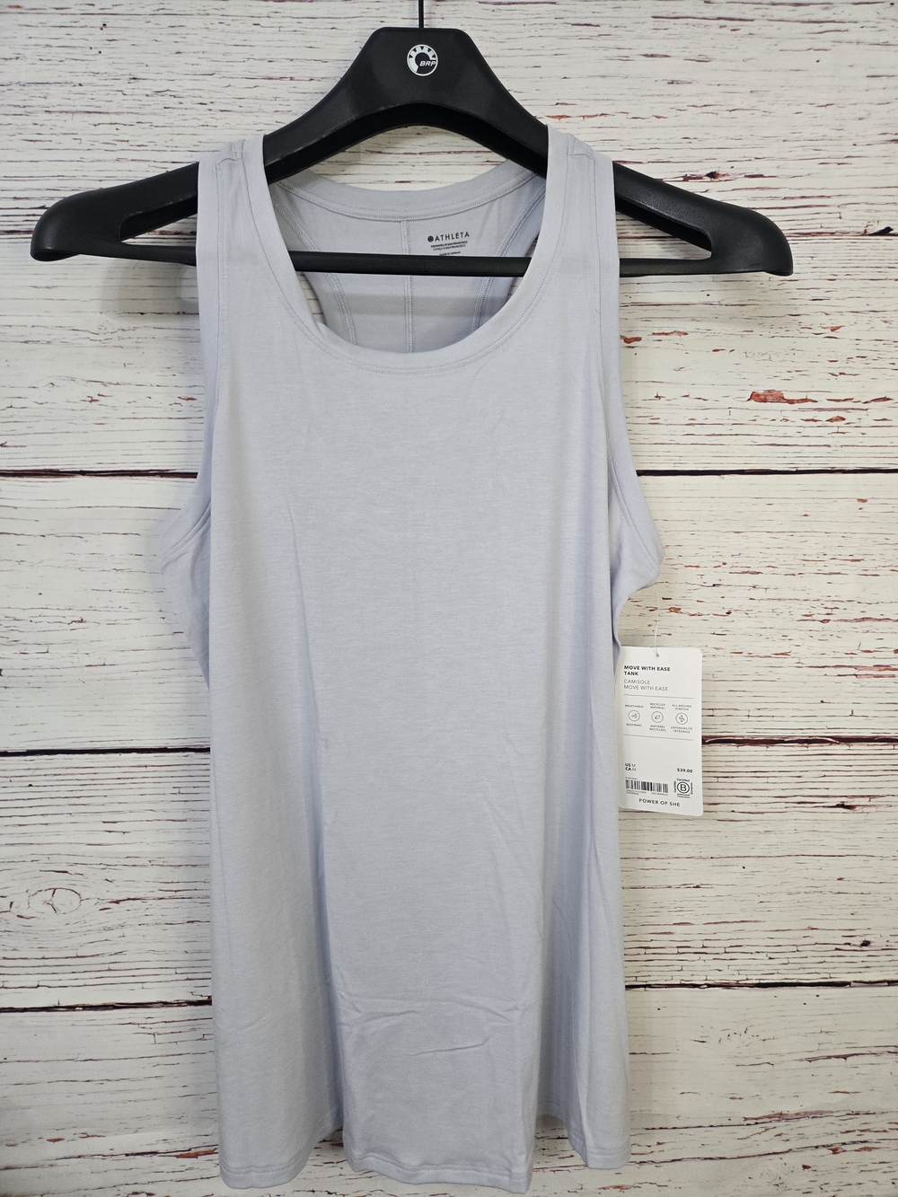 Athleta Move With Ease Tank Top Size M Light Blue NWT